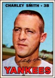 1967 Topps Baseball Cards      257     Charlie Smith